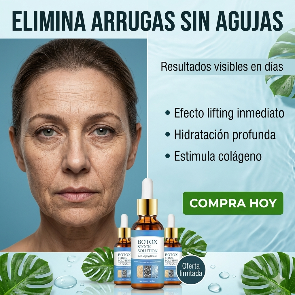 Suero Antienvejecimiento Con Solución Concentrada Tipo Bótox - NovaNest